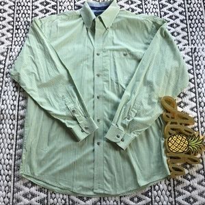 Green Twenty X Long Sleeve Button Down Shirt
